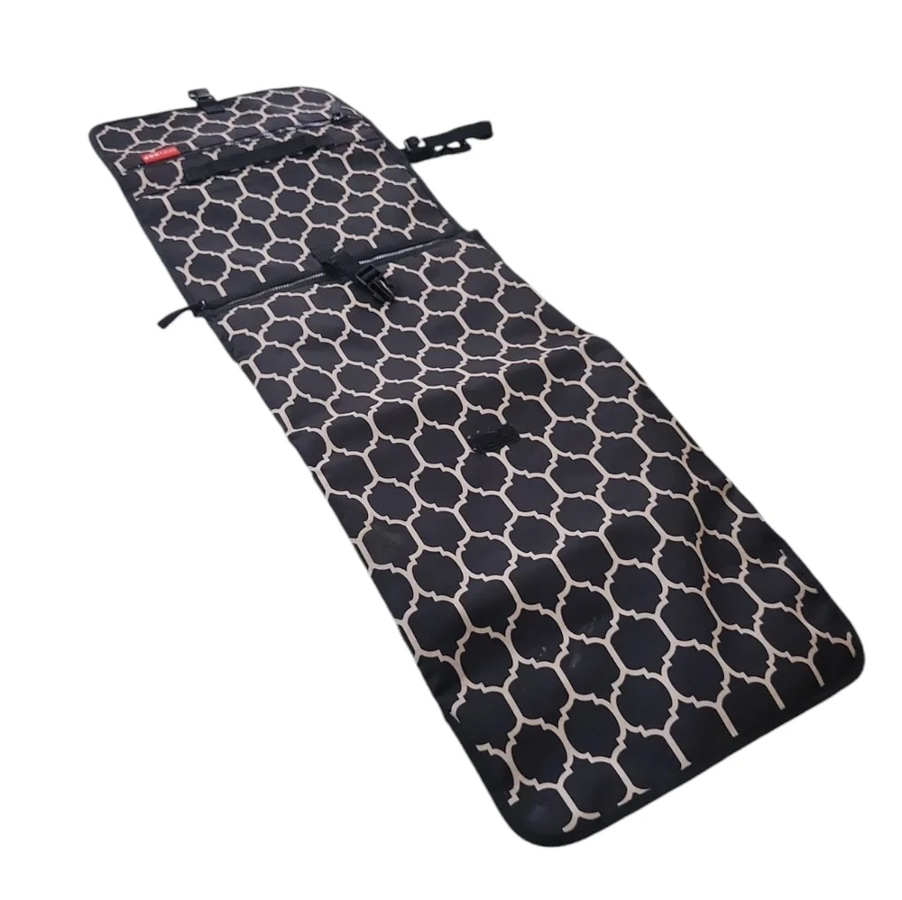 Skip Hop Pronto Signature Changing Station, black tan, baby bag, multi function
